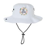 92 Years Loved 92 Year Old Women Floral 92nd Birthday Gift Legacy Cool Fit Booney Bucket Hat