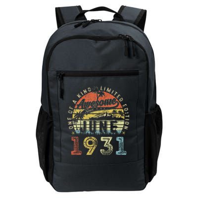 92 Year Old Awesome Since June 1931 92th Birthday Daily Commute Backpack