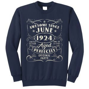 99 Year Old Awesome Since June 1924 99th Birthday Sweatshirt