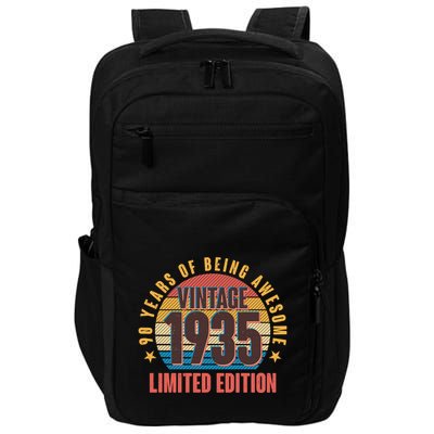 90 Years Of Being Awesome 1935 Limited Edition Vintage Retro Impact Tech Backpack