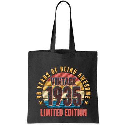 90 Years Of Being Awesome 1935 Limited Edition Vintage Retro Bag