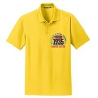 90 Years Of Being Awesome 1935 Limited Edition Vintage Retro Dry Zone Grid Polo