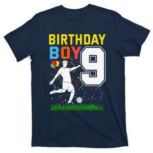 9 Year Old Birthday Boy Soccer 9th Birthday Boy T-Shirt