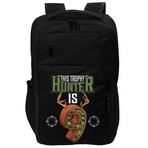 9 Year Old Hunting 9th Birthday Party Deer Hunter Impact Tech Backpack