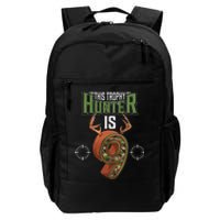 9 Year Old Hunting 9th Birthday Party Deer Hunter Daily Commute Backpack