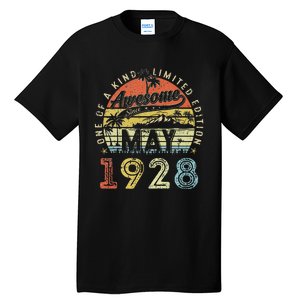 95 Year Old Awesome Since May 1928 95th Birthday Tall T-Shirt