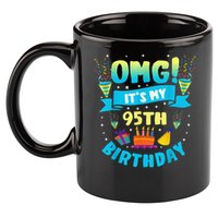 95 Year Old OMG It'S My 95th Birthday 11oz C Handle Ceramic Mug