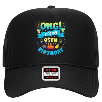 95 Year Old OMG It'S My 95th Birthday Trucker Hat