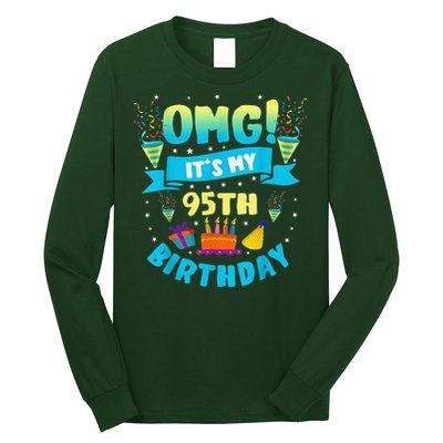 95 Year Old OMG It'S My 95th Birthday Long Sleeve Shirt