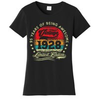 95 Year Old Gifts Vintage 1928 Limited Edition 95th Birthday Women's T-Shirt