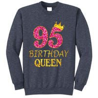 95 Years Old Birthday Present Queen Girl Shirt 95th Birthday Present Pink Sweatshirt