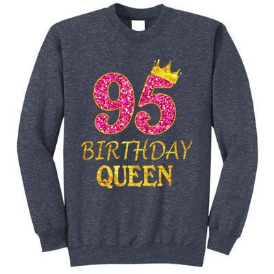 95 Years Old Birthday Present Queen Girl Shirt 95th Birthday Present Pink Sweatshirt