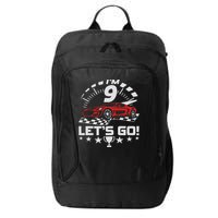 9 Year Old Race Car 9th Birthday Racing Racecar City Backpack