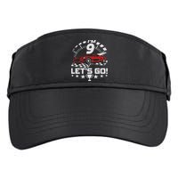 9 Year Old Race Car 9th Birthday Racing Racecar Adult Drive Performance Visor