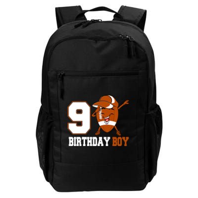 9 Year Old Gifts Dabbing Football 9th Birthday Boy Teens Daily Commute Backpack