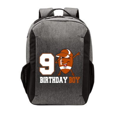 9 Year Old Gifts Dabbing Football 9th Birthday Boy Teens Vector Backpack