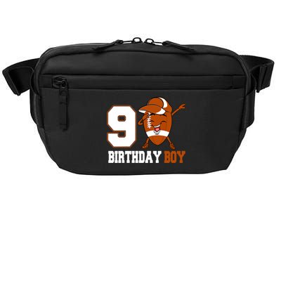 9 Year Old Gifts Dabbing Football 9th Birthday Boy Teens Crossbody Pack