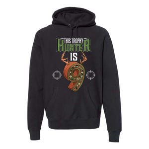 9 Year Old Hunting 9th Birthday Party Deer Hunter Premium Hoodie