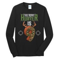 9 Year Old Hunting 9th Birthday Party Deer Hunter Tall Long Sleeve T-Shirt