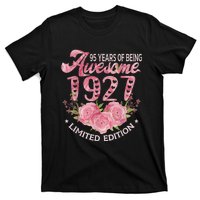 95 Year Old Pink Vintage 1927 bday gift 95th Birthday Wo T-Shirt