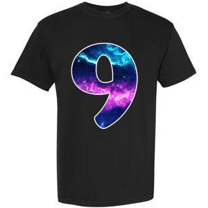 9 Years Old Birthday  Astronaut Gifts Space 9th B-Day Garment-Dyed Heavyweight T-Shirt