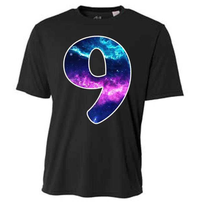 9 Years Old Birthday  Astronaut Gifts Space 9th B-Day Cooling Performance Crew T-Shirt