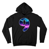 9 Years Old Birthday  Astronaut Gifts Space 9th B-Day Hoodie