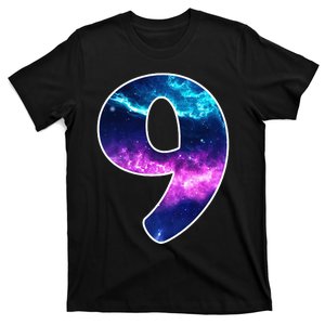 9 Years Old Birthday  Astronaut Gifts Space 9th B-Day T-Shirt