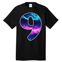 9 Years Old Birthday  Astronaut Gifts Space 9th B-Day Tall T-Shirt