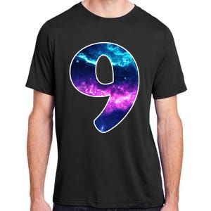 9 Years Old Birthday  Astronaut Gifts Space 9th B-Day Adult ChromaSoft Performance T-Shirt