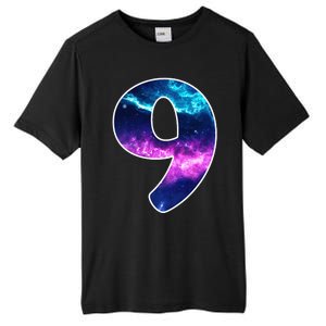 9 Years Old Birthday  Astronaut Gifts Space 9th B-Day Tall Fusion ChromaSoft Performance T-Shirt