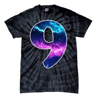 9 Years Old Birthday  Astronaut Gifts Space 9th B-Day Tie-Dye T-Shirt