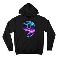 9 Years Old Birthday  Astronaut Gifts Space 9th B-Day Tall Hoodie