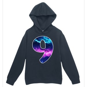 9 Years Old Birthday  Astronaut Gifts Space 9th B-Day Urban Pullover Hoodie