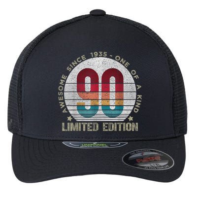 90 Year Old Vintage 1935 Limited Edition 90th Birthday Flexfit Unipanel Trucker Cap
