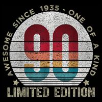 90 Year Old Vintage 1935 Limited Edition 90th Birthday Mug