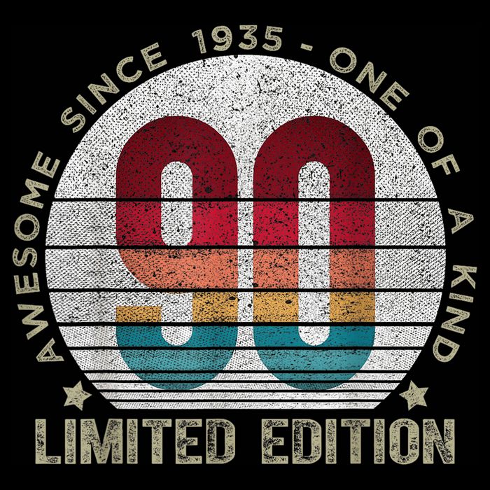 90 Year Old Vintage 1935 Limited Edition 90th Birthday Mug