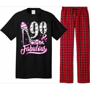 90 Years Old Gifts 90 & Fabulous 90th Birthday Pink Diamond Pajama Set