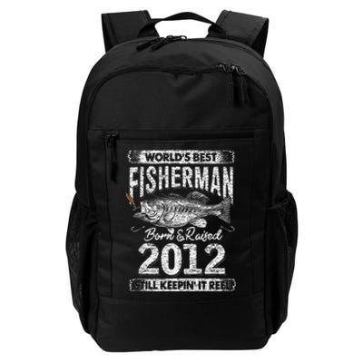 9 Years Old Fisherman Born In 2012 Fisherman 9th Birthday Gift Daily Commute Backpack