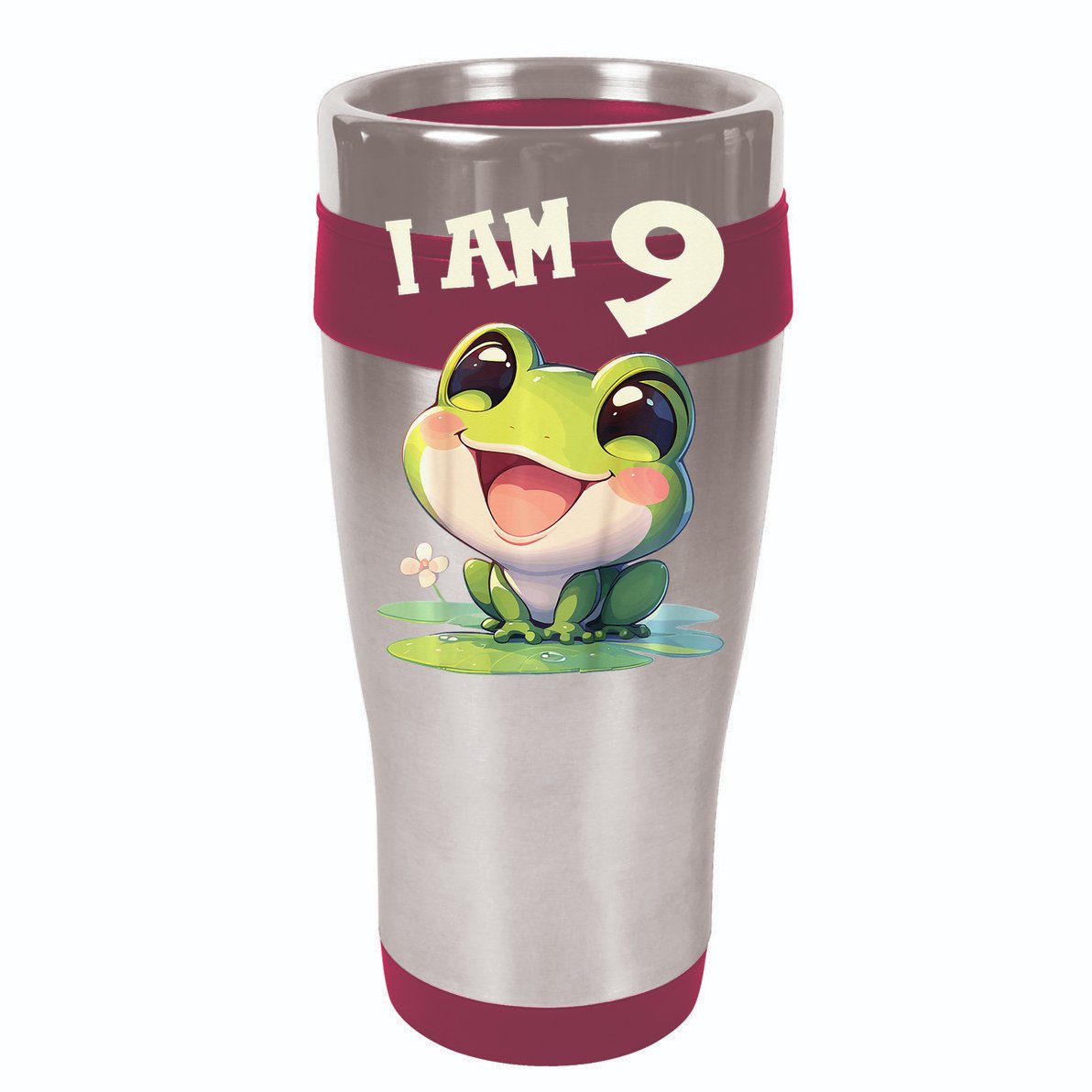 9 Years Old 9 Birthday Frogs Girl Frog Cooling Performance Long Sleeve Crew