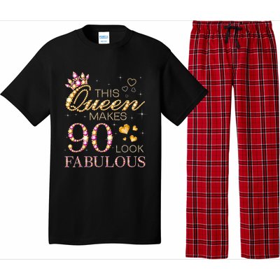 90 Years Old Gifts 90 & Fabulous Since 1933 90th Birthday Pajama Set