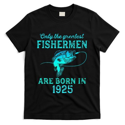 98 Years Old Fisherman Born In 1925 98th Birthday T-Shirt