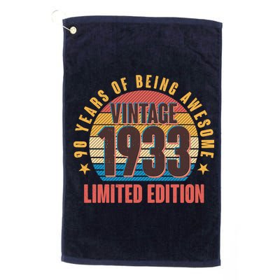 90 Years Of Being Awesome 1933 Limited Edition Vintage Retro Golf Towel