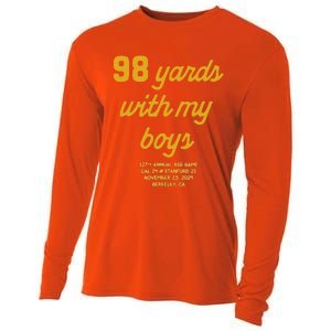 98 Yards With My Boy Cooling Performance Long Sleeve Crew