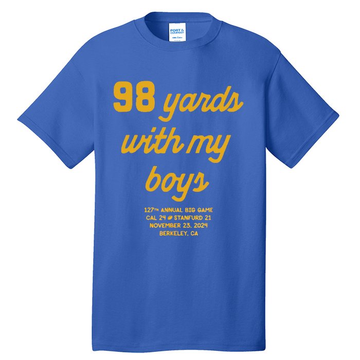 98 Yards With My Boy Tall T-Shirt