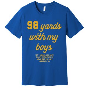 98 Yards With My Boy Premium T-Shirt