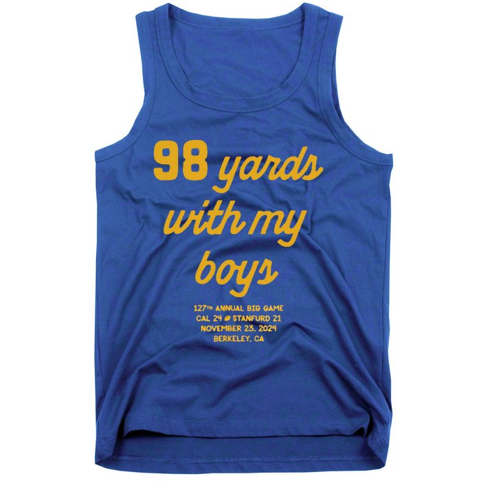 98 Yards With My Boy Tank Top