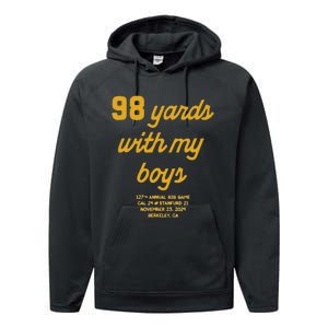 98 Yards With My Performance Fleece Hoodie