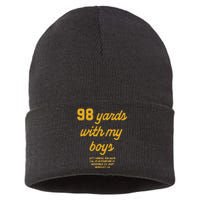 98 Yards With My Sustainable Knit Beanie