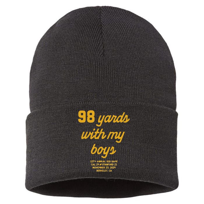 98 Yards With My Sustainable Knit Beanie